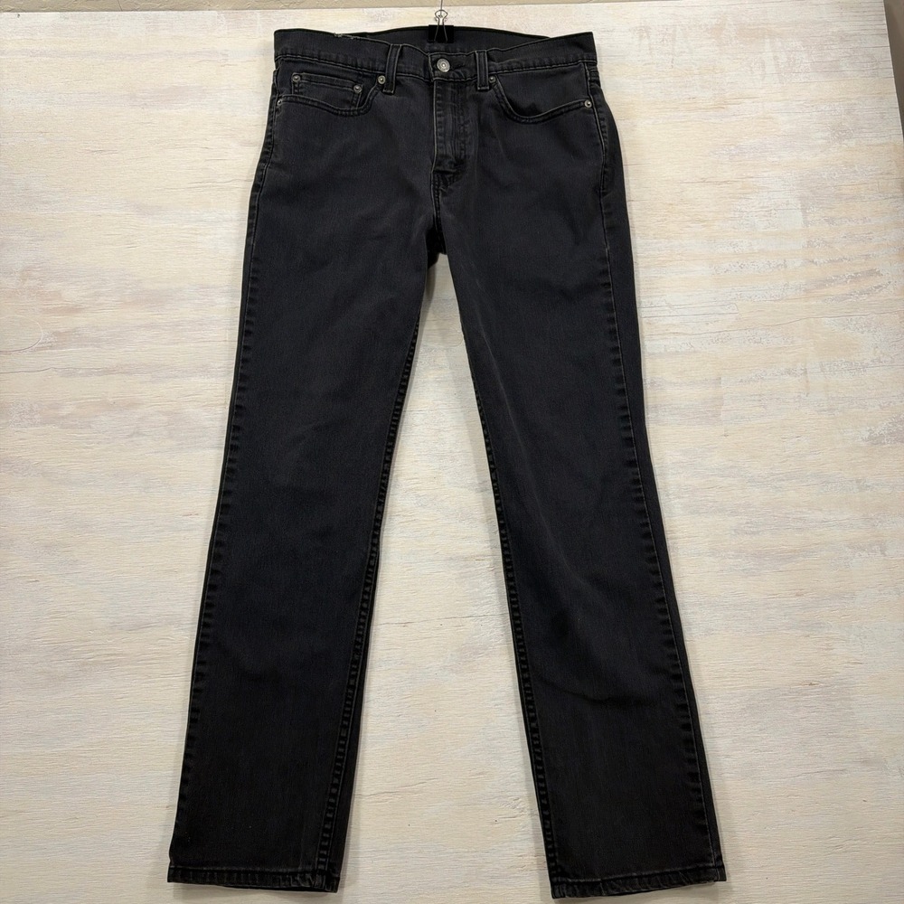 Levi's Jeans 514 Slim Fit 32x32 Faded Black Denim Men's Pants
